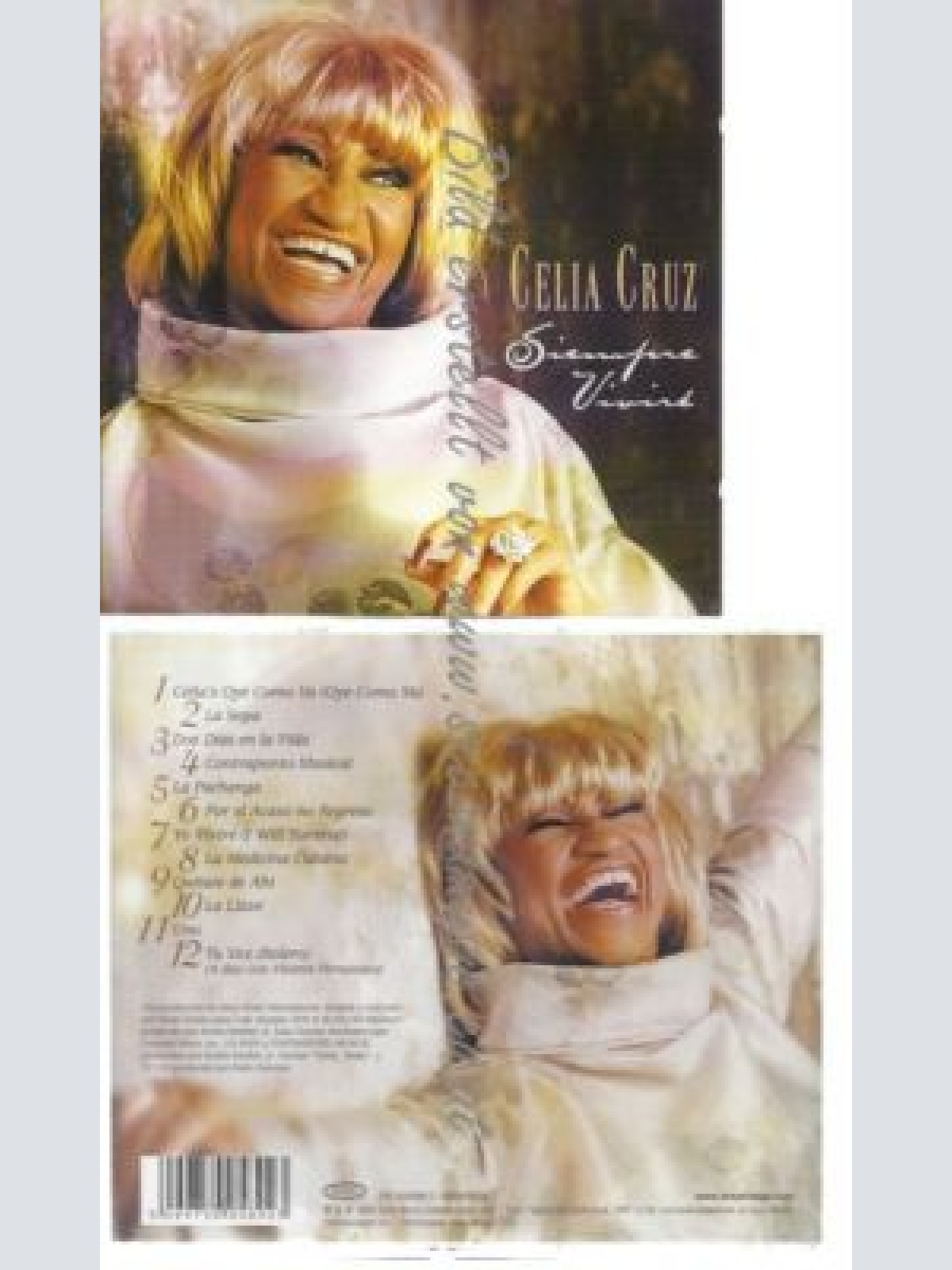 CD--CELIA CRUZ--    SIEMPRE VIVIRÉ