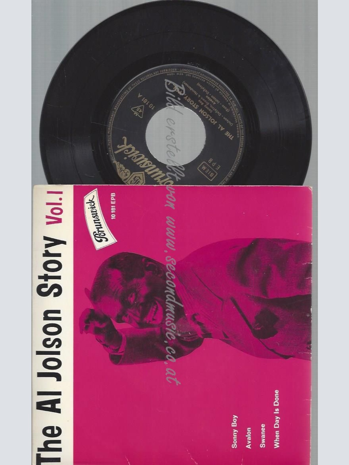 7" THE AL JOLSON STORY VOL 1