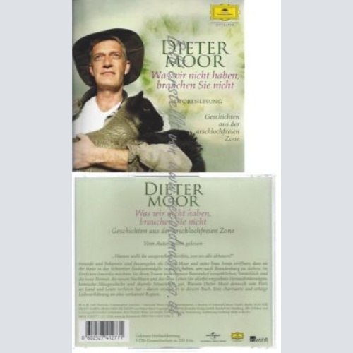 CD--DIETER MOOR  -    WAS WIR NICHT HABEN, BRAUCHEN SIE NICHT