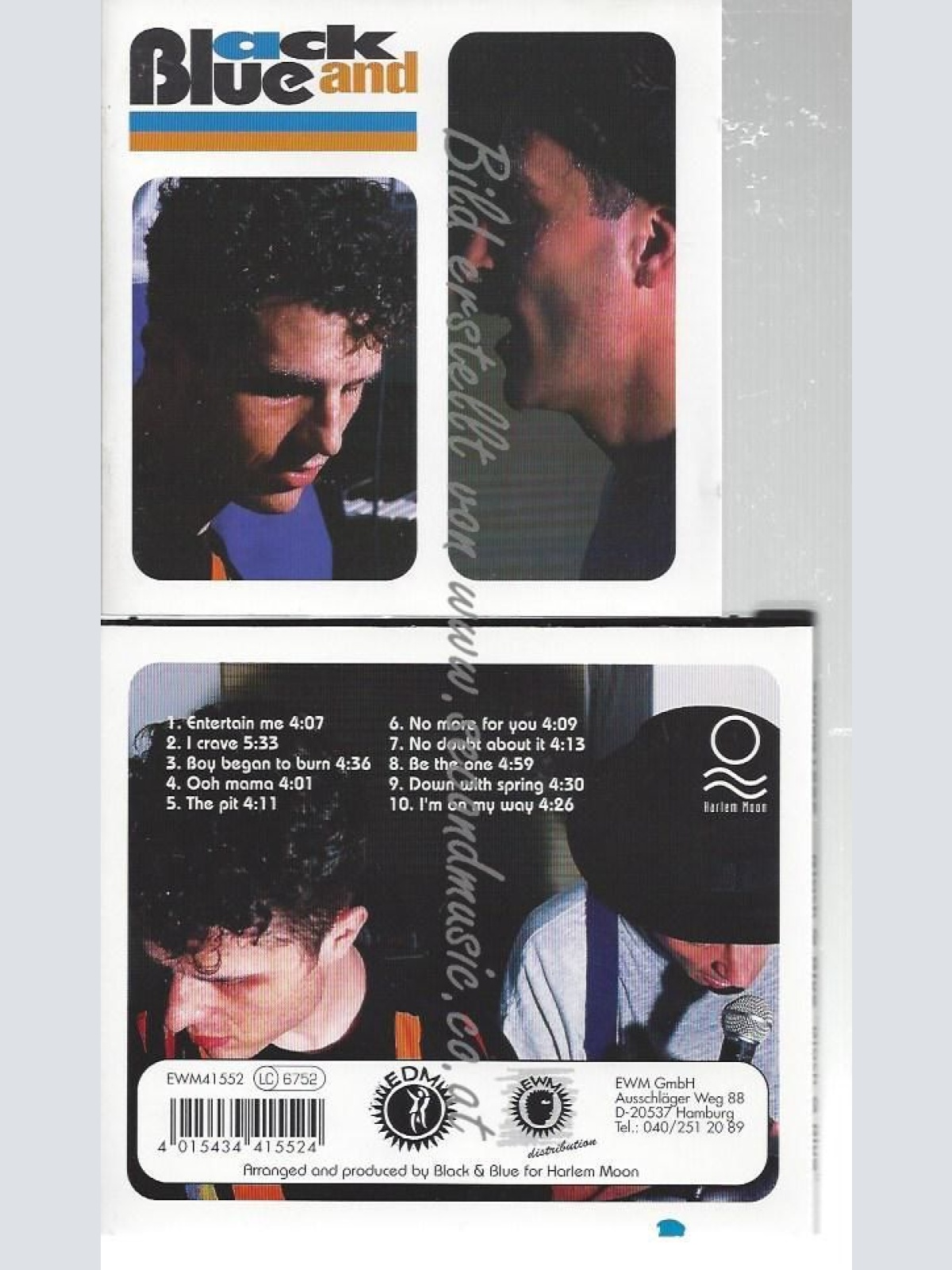 CD--BLACK & BLUE--    BLACK & BLUE