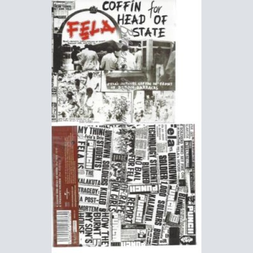 CD--NKNOWN SOLDIER    / FELA KUTI--    COFFIN FOR HEAD OF STATE