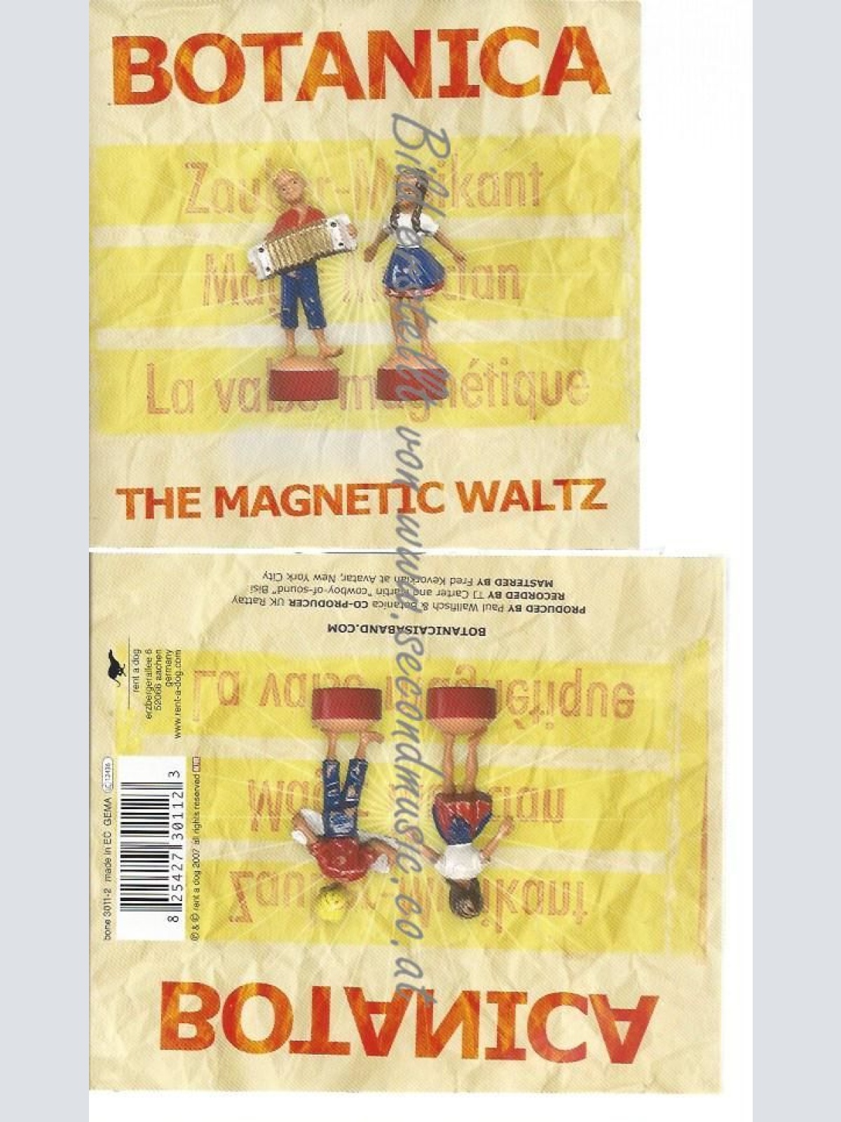 CD--BOTANICA--    THE MAGNETIC WALTZ