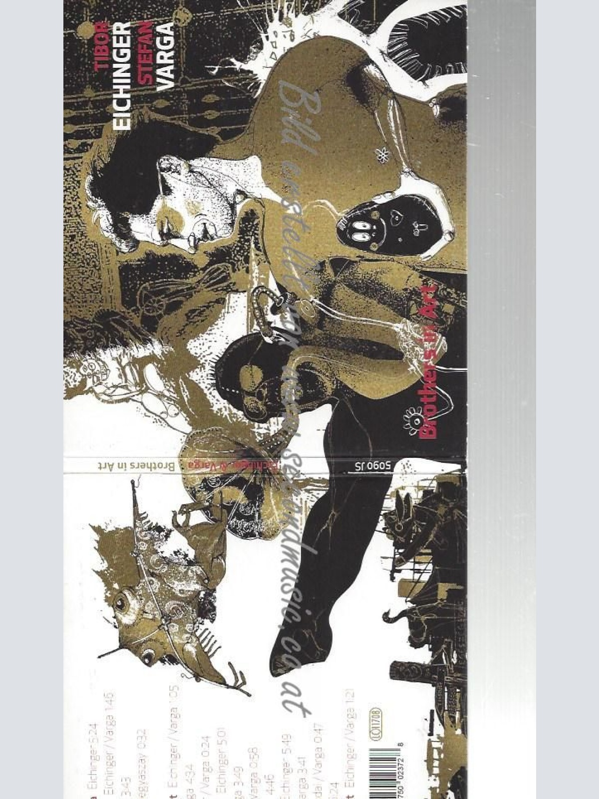 CD--TIBOR EICHINGER & STEFAN VARGA--    BROTHERS IN ART