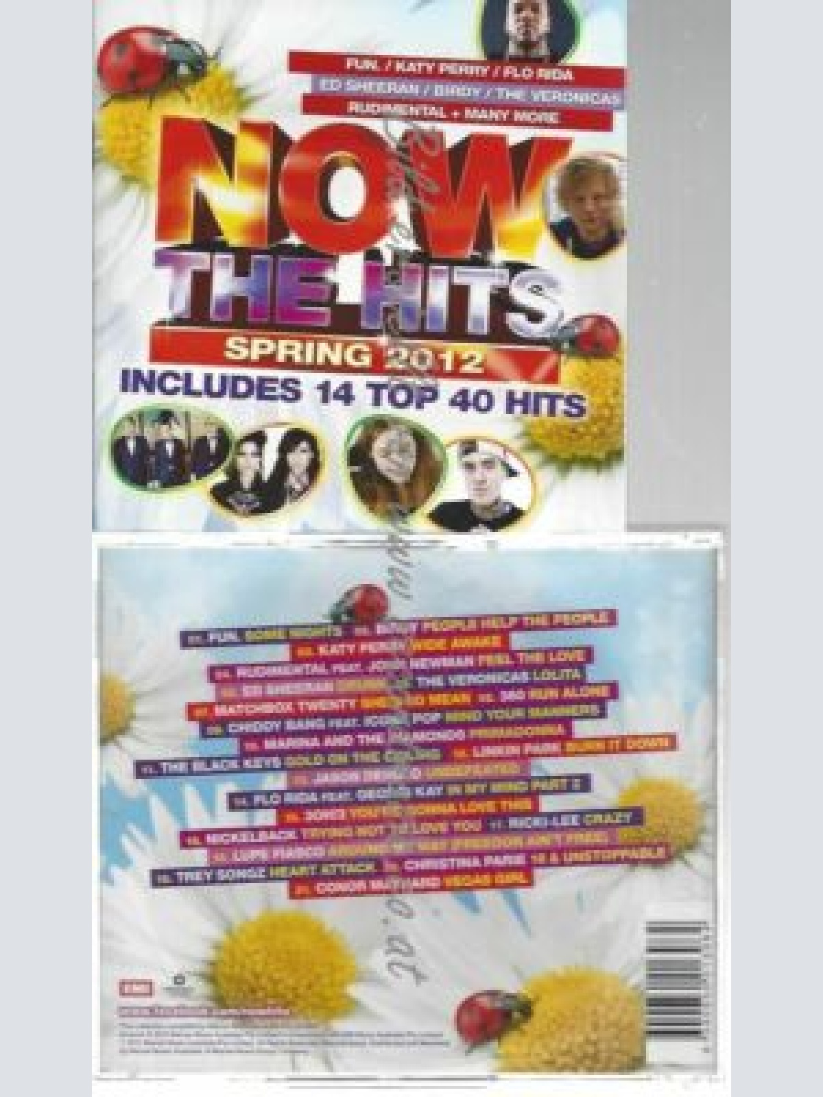 CD--VARIOUS [WARNER AUSTRALIA]--NOW THE HITS OF SPRING 2012