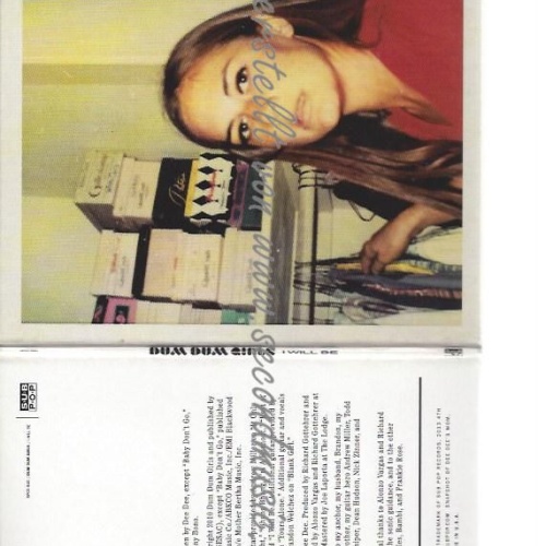 CD--DUM DUM GIRLS--    I WILL BE