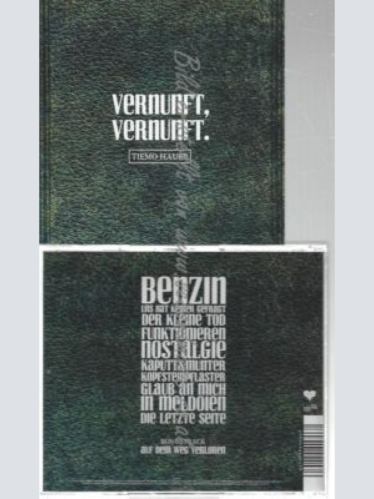 CD--TIEMO HAUER--    VERNUNFT, VERNUNFT.