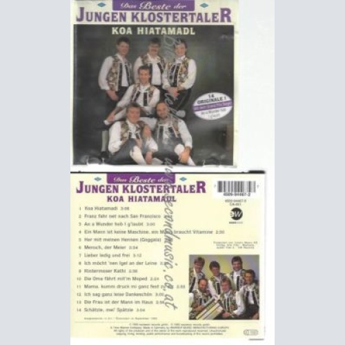 CD--KLOSTERTALER--    KOA HIATAMADL-DAS BESTE...
