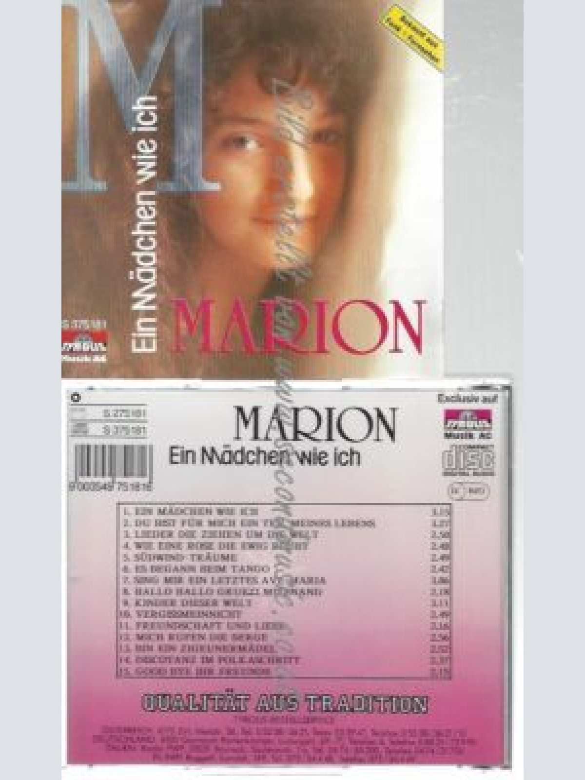 CD--MARION--    EIN MÄDCHEN WIE ICH