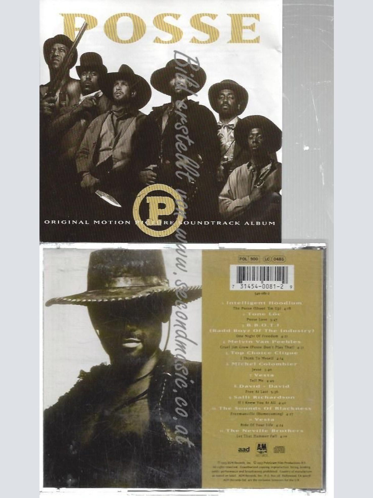 CD--THE POSSE UND MICHEL COLOMBIER--    POSSE - OST | SOUNDTRACK