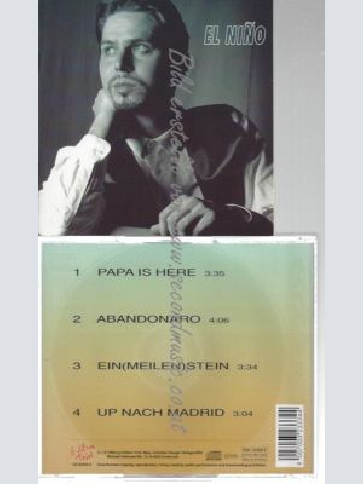 CD--EL NINO --PAPA IS HERE