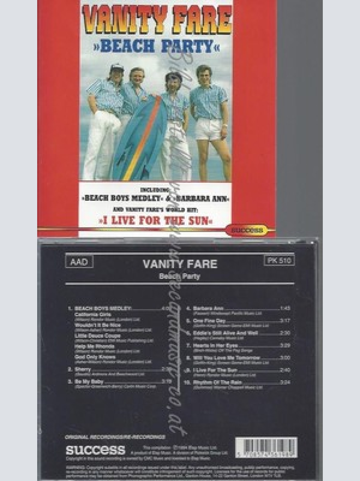 CD--VANITY FARE--BEACH PARTY