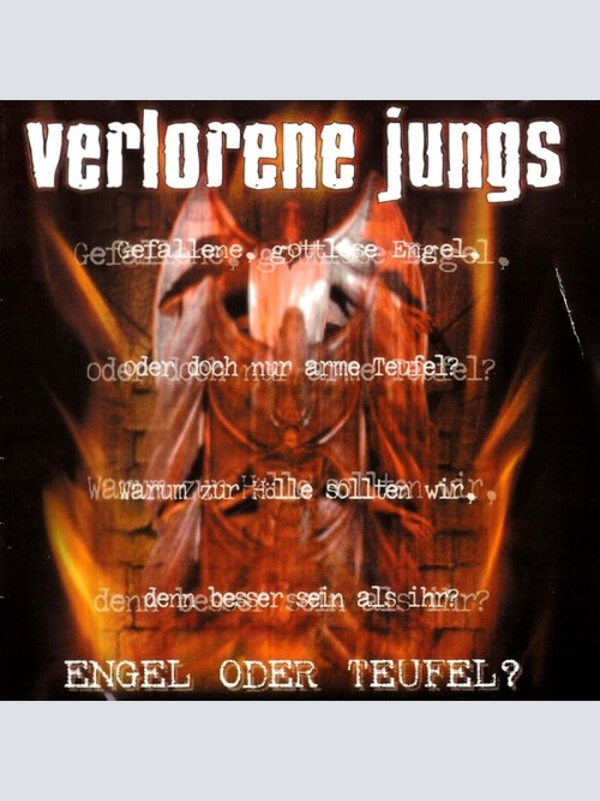 CD, Album Verlorene Jungs - Engel Oder Teufel?