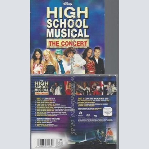 CD--HIGH SCHOOL MUSICAL--HIGH SCHOOL MUSICAL-THE CONCERT LIVE -CD+DVD-2049 | CD+