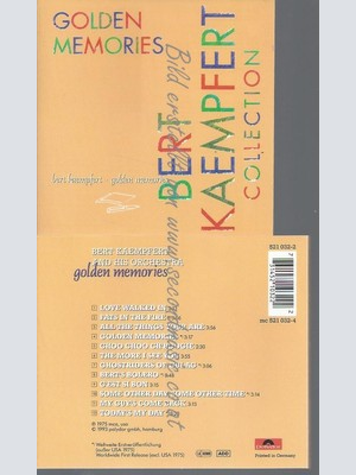 CD--KAEMPFERT BERT--GOLDEN MEMORIES