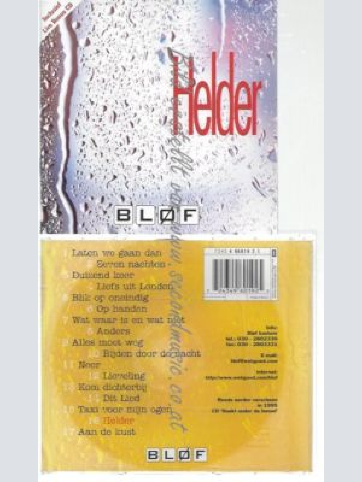 CD--BLØF--    HELDER -INCLUSIEF LIVE BONUS TRACKS-