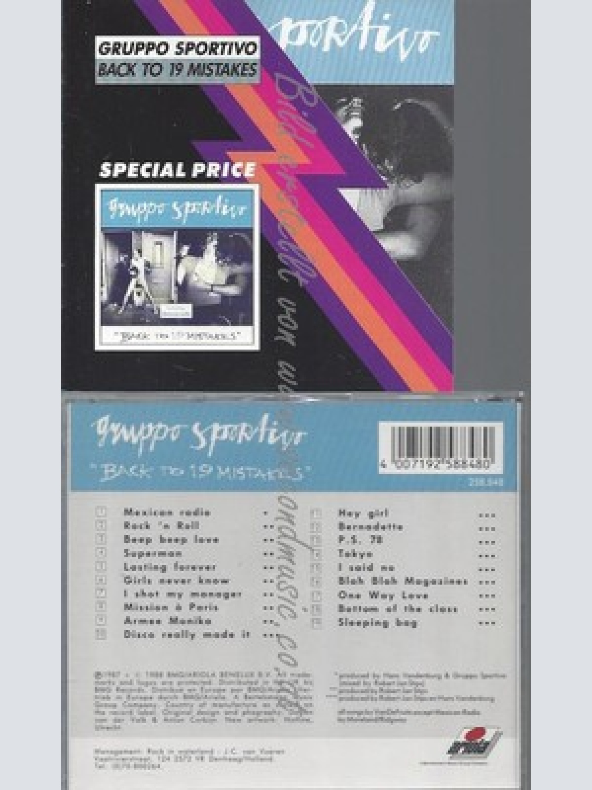 CD--GRUPPO SPORTIVO--BACK TO 19 MISTAKES