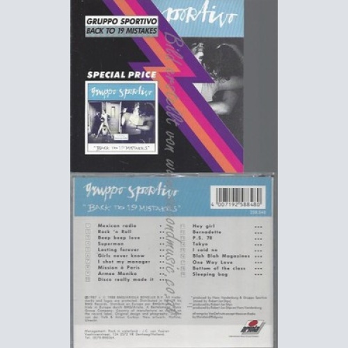 CD--GRUPPO SPORTIVO--BACK TO 19 MISTAKES
