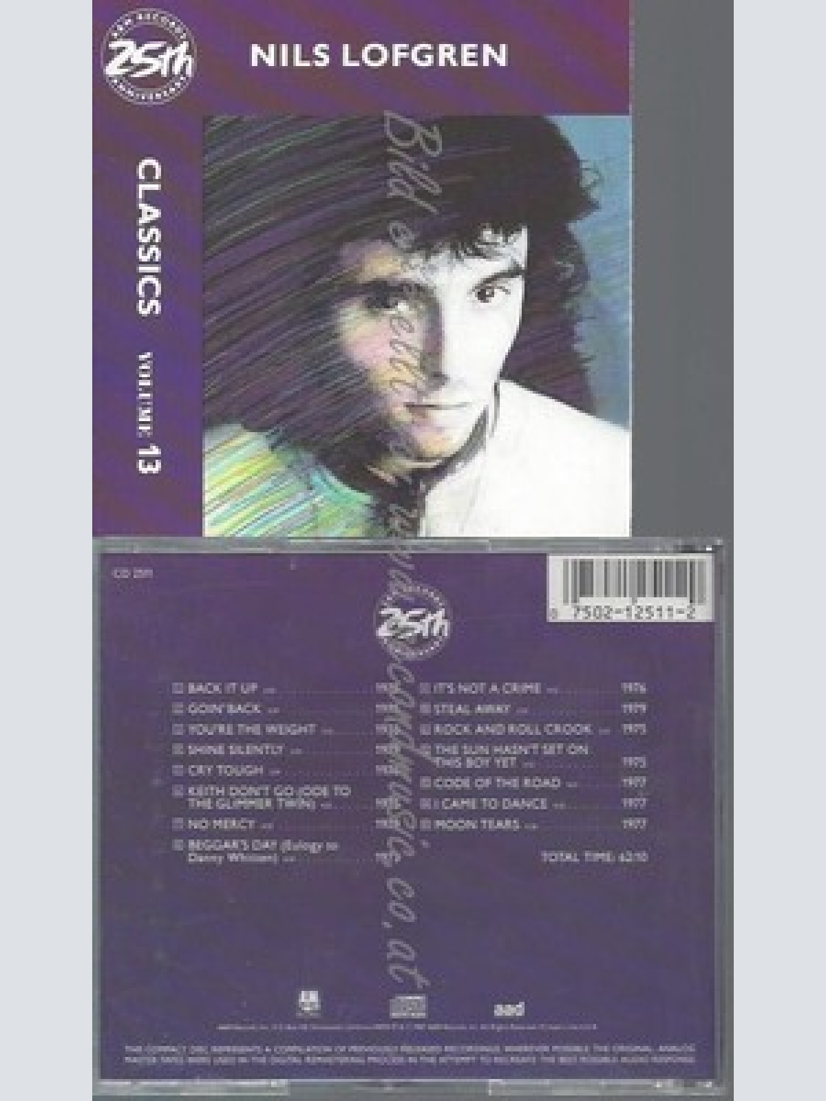 CD--NILS LOFGREN--25TH ANNIVERSARY