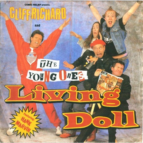 7", Single Cliff Richard And The Young Ones Featuring Hank Marvin - Living Doll