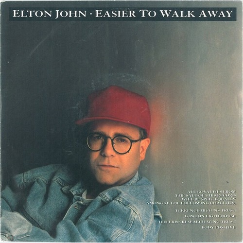 7", Single Elton John - Easier To Walk Away