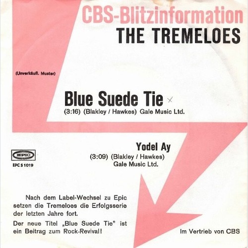 7", Single, Promo The Tremeloes - Blue Suede Tie