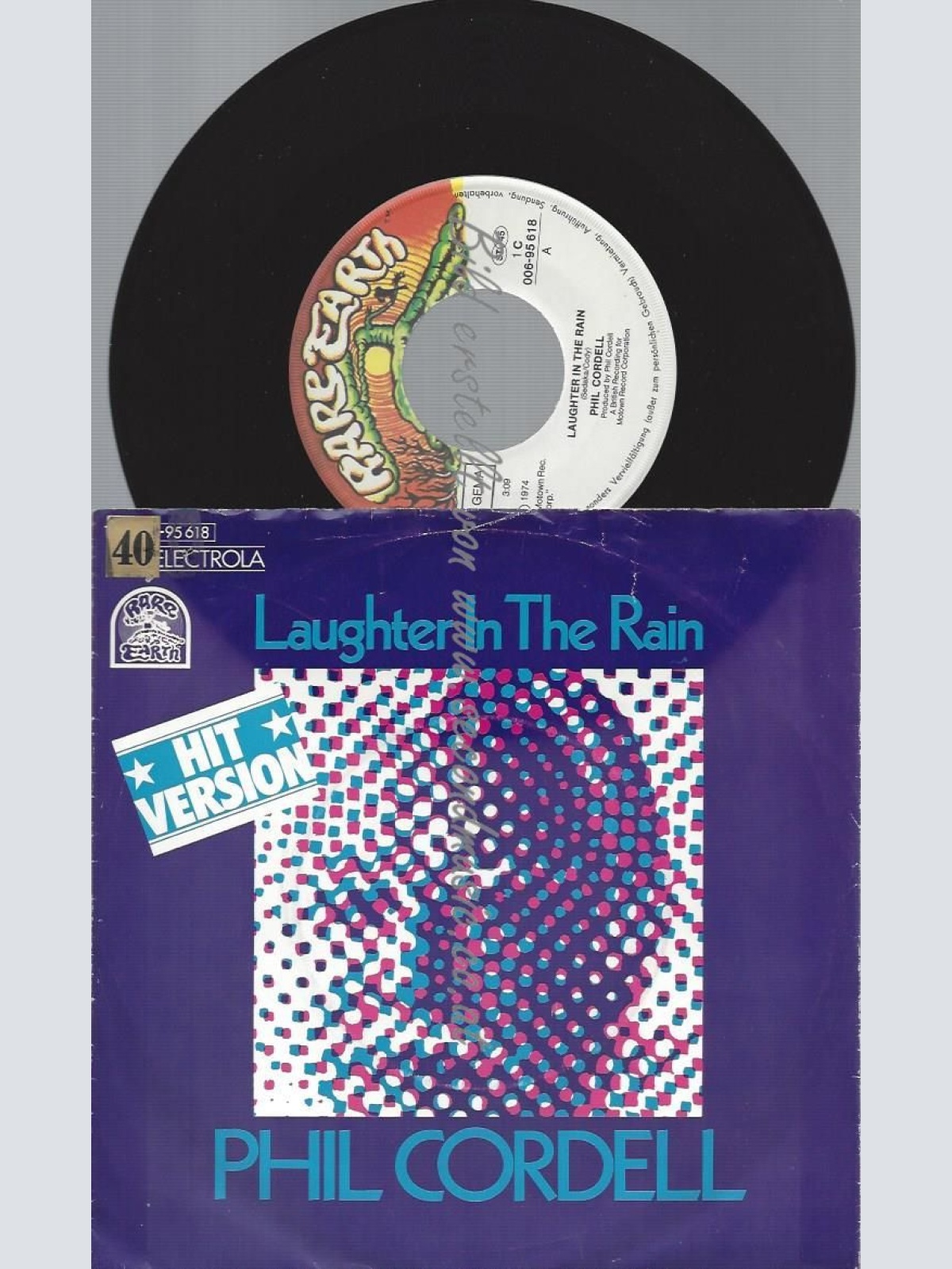 7"  Phil Cordell – Laughter In The Rain