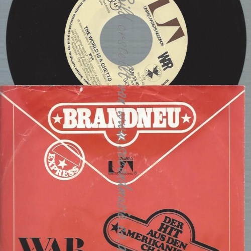 7"   War  The World Is A Ghetto