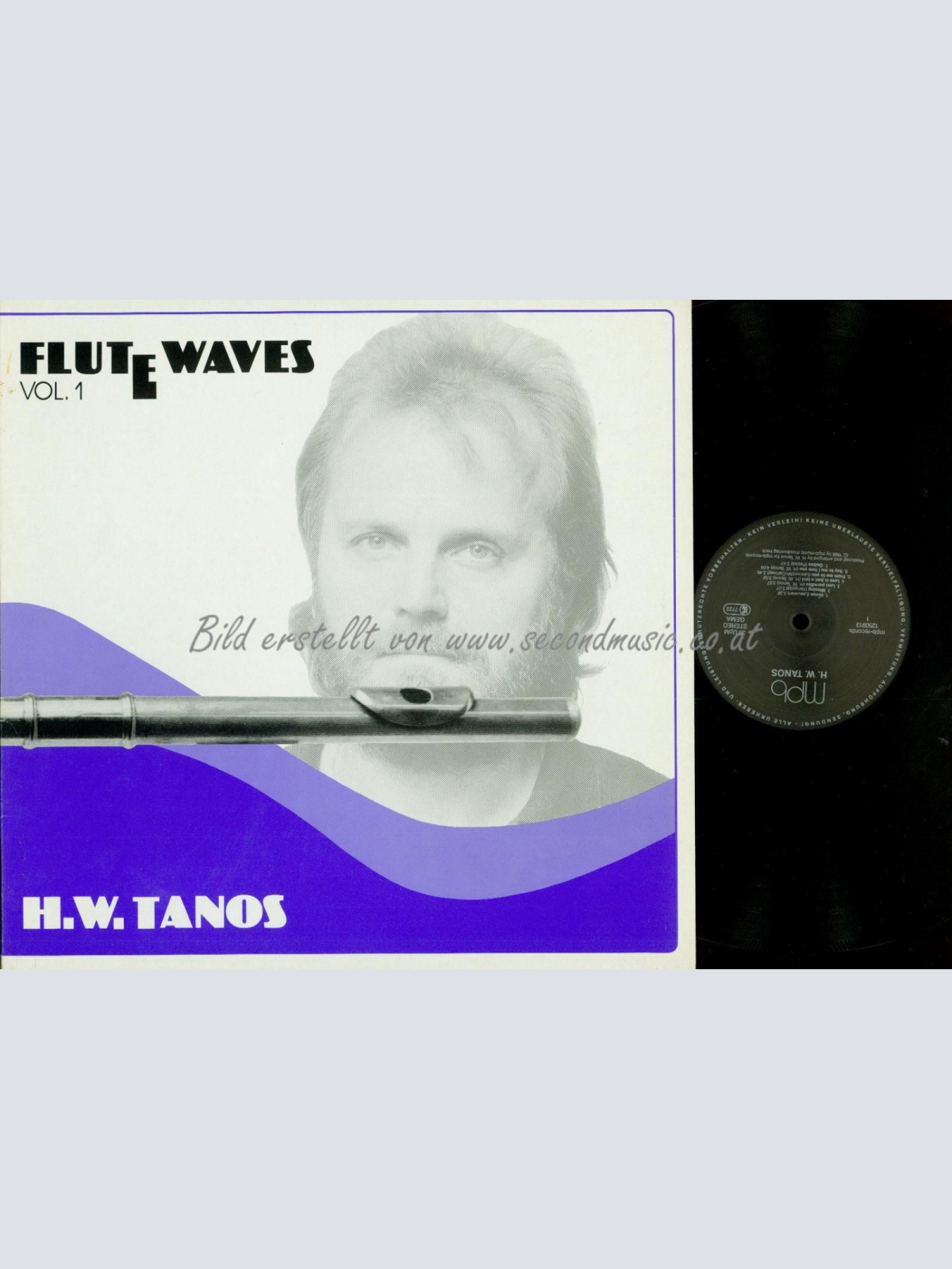 LP--FLUTE WAVES VOL 1 H W TANOS
