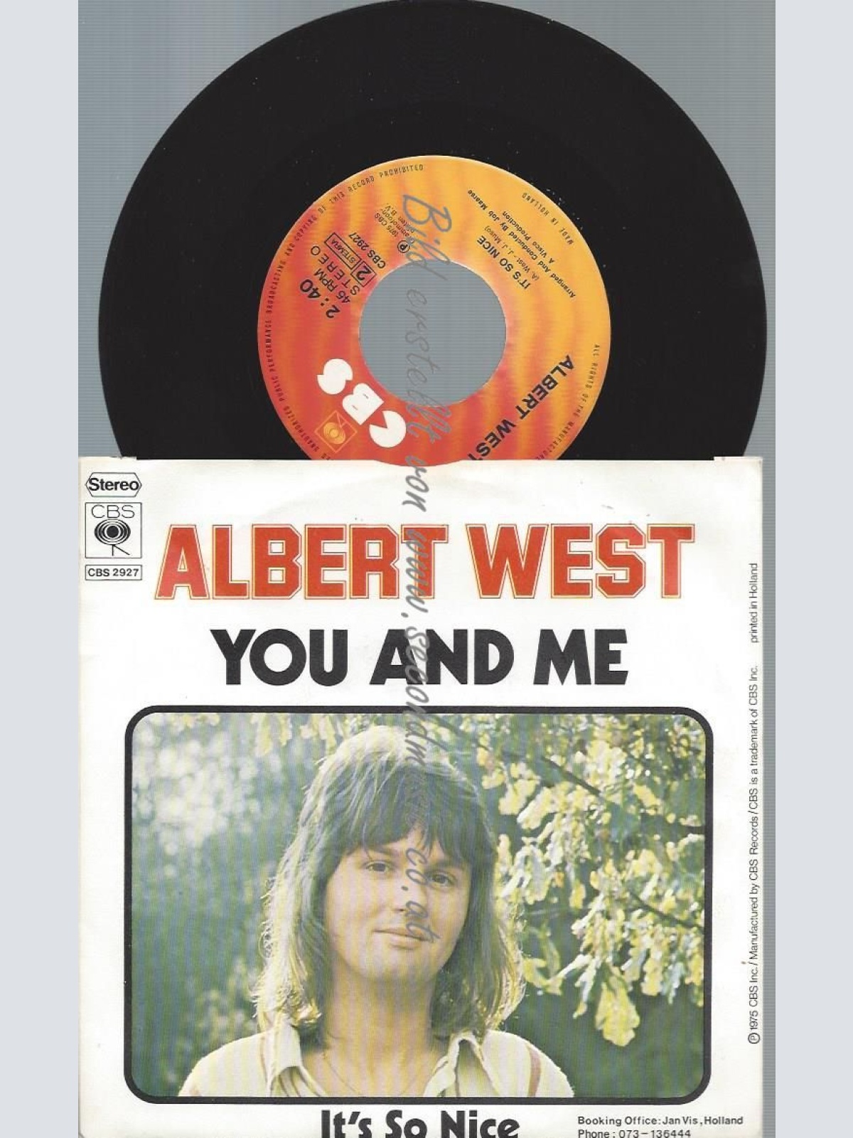 7"  Albert West  You And Me