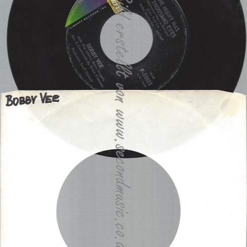 7"  Bobby Vee  The Night Has A Thousand Eyes