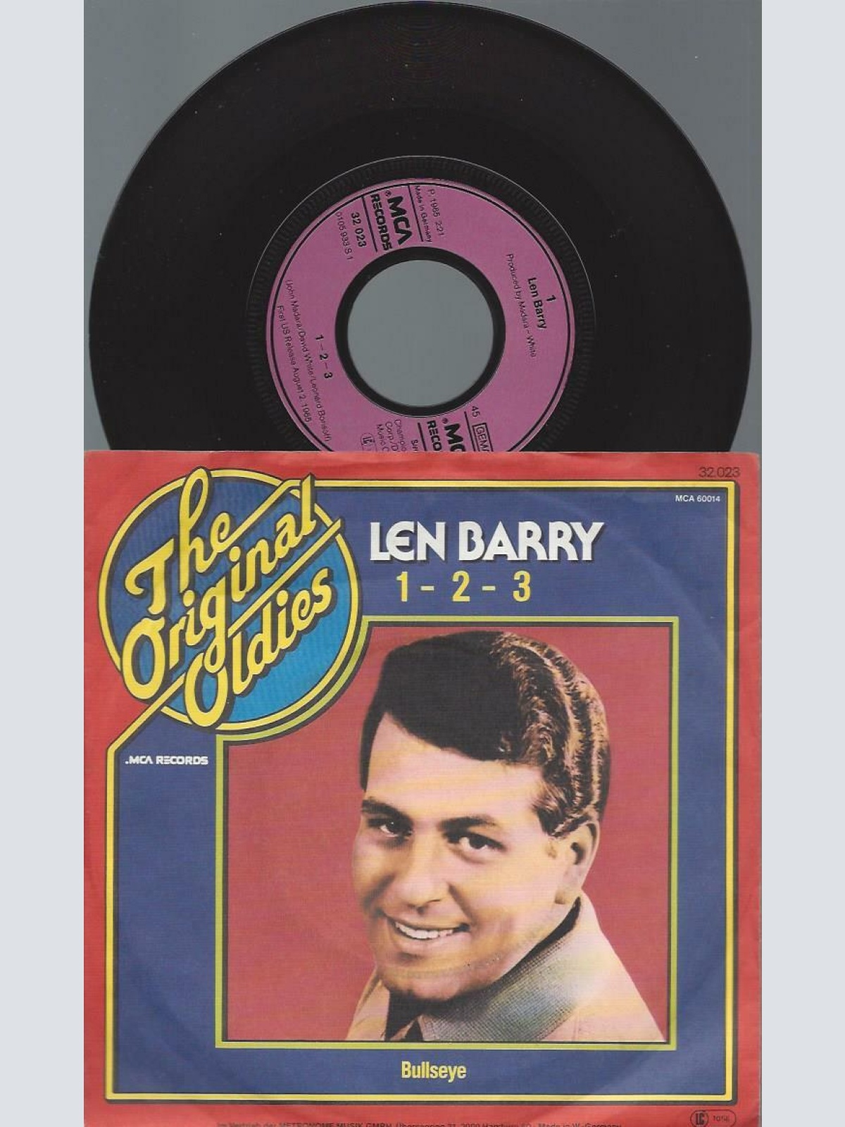 7" Len Barry – 1-2-3 / Bullseye