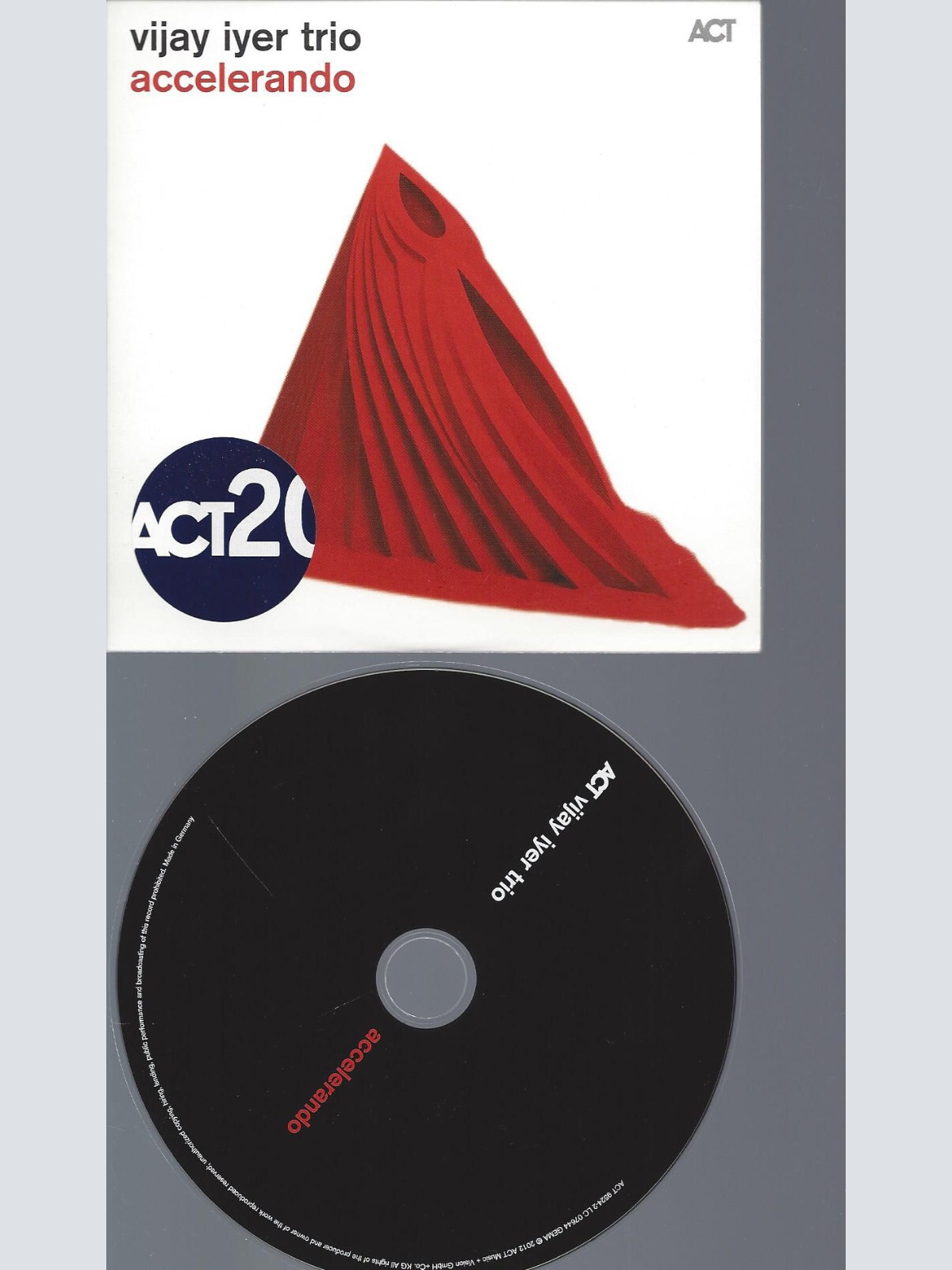 CD--Vijay Iyer Trio – Accelerando-- Promo- Cardsleeve