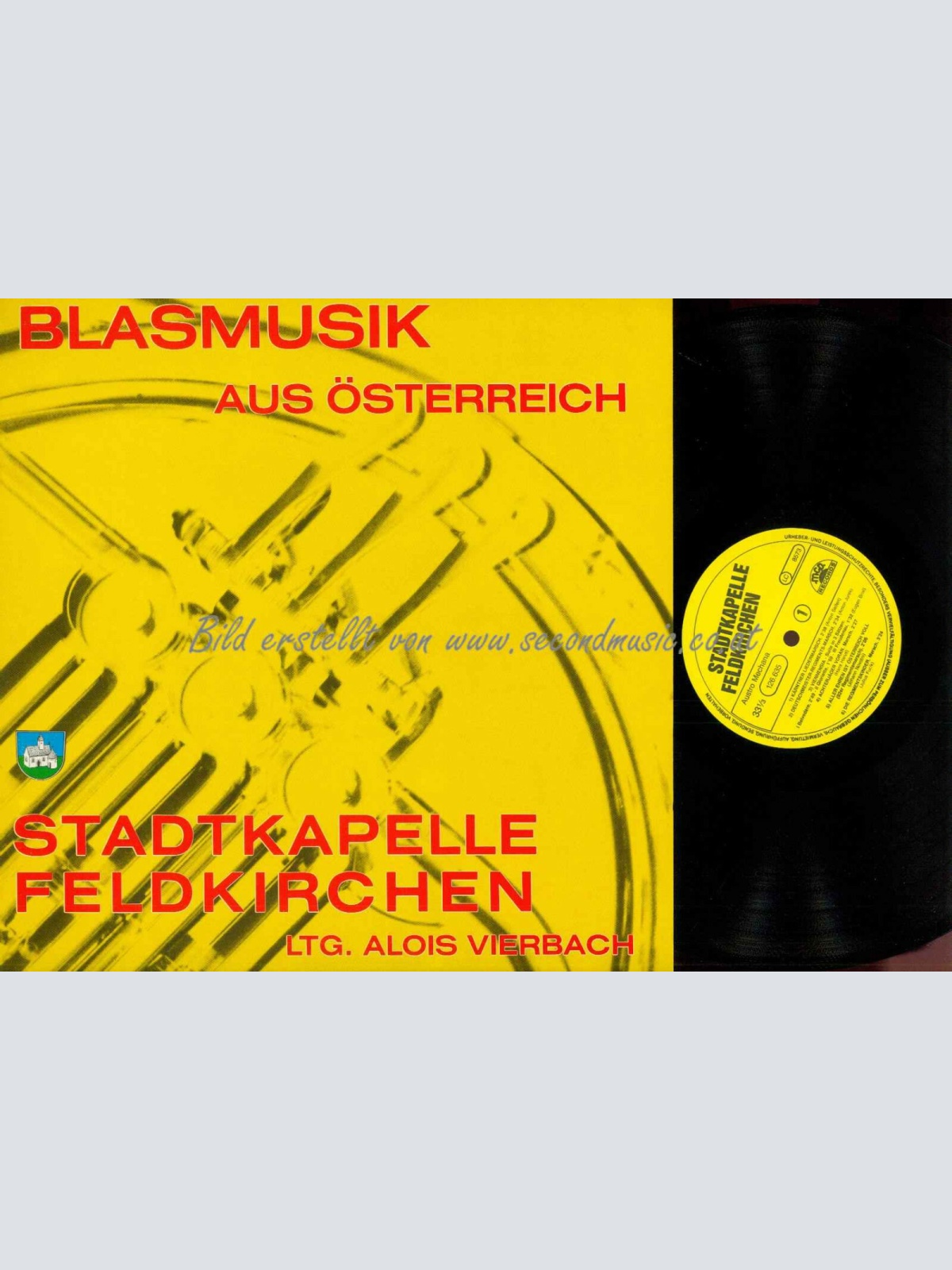 LP-- Blasmusik aus Österreich  -- Stadtkapelle Feldkirchen  / NM