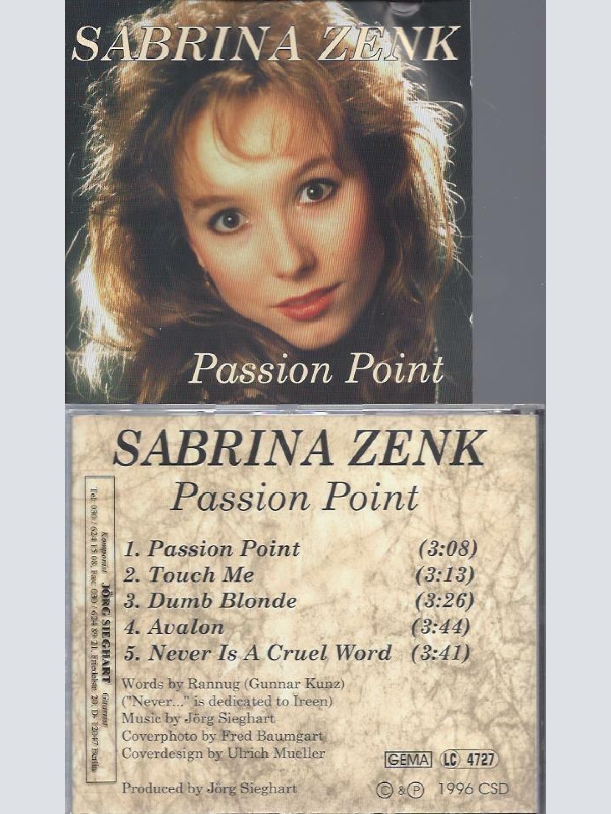 CD-- Sabrina Zenk Passion Fruit