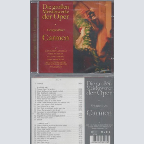 CD--NEU-DIE GROSSEN MEISTERWERKE DER OPER--GEORGES BISZET CARMEN