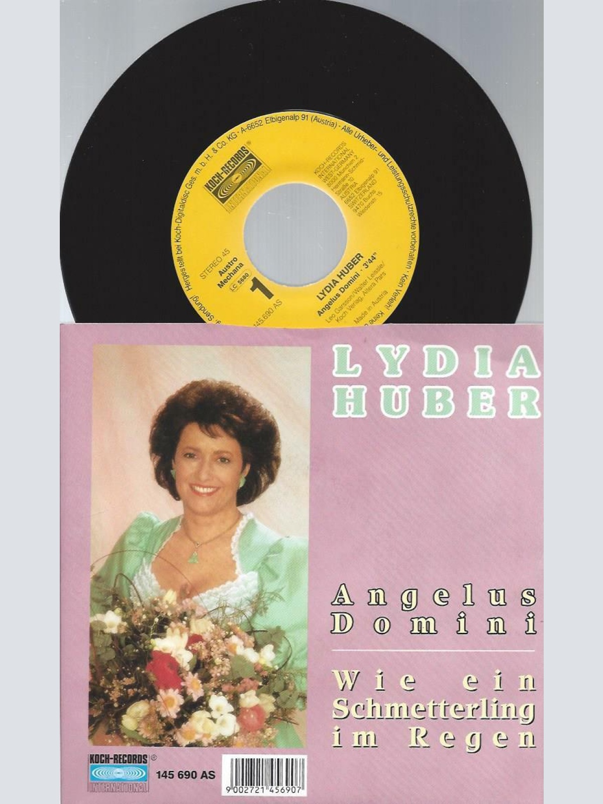 7"  Lydia Huber – Angelus Domini