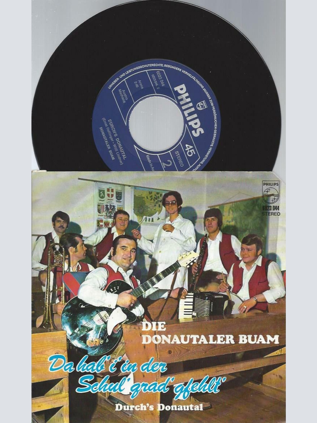 7" Donautaler Buam -- Da hab i in der Schul grad gfehlt