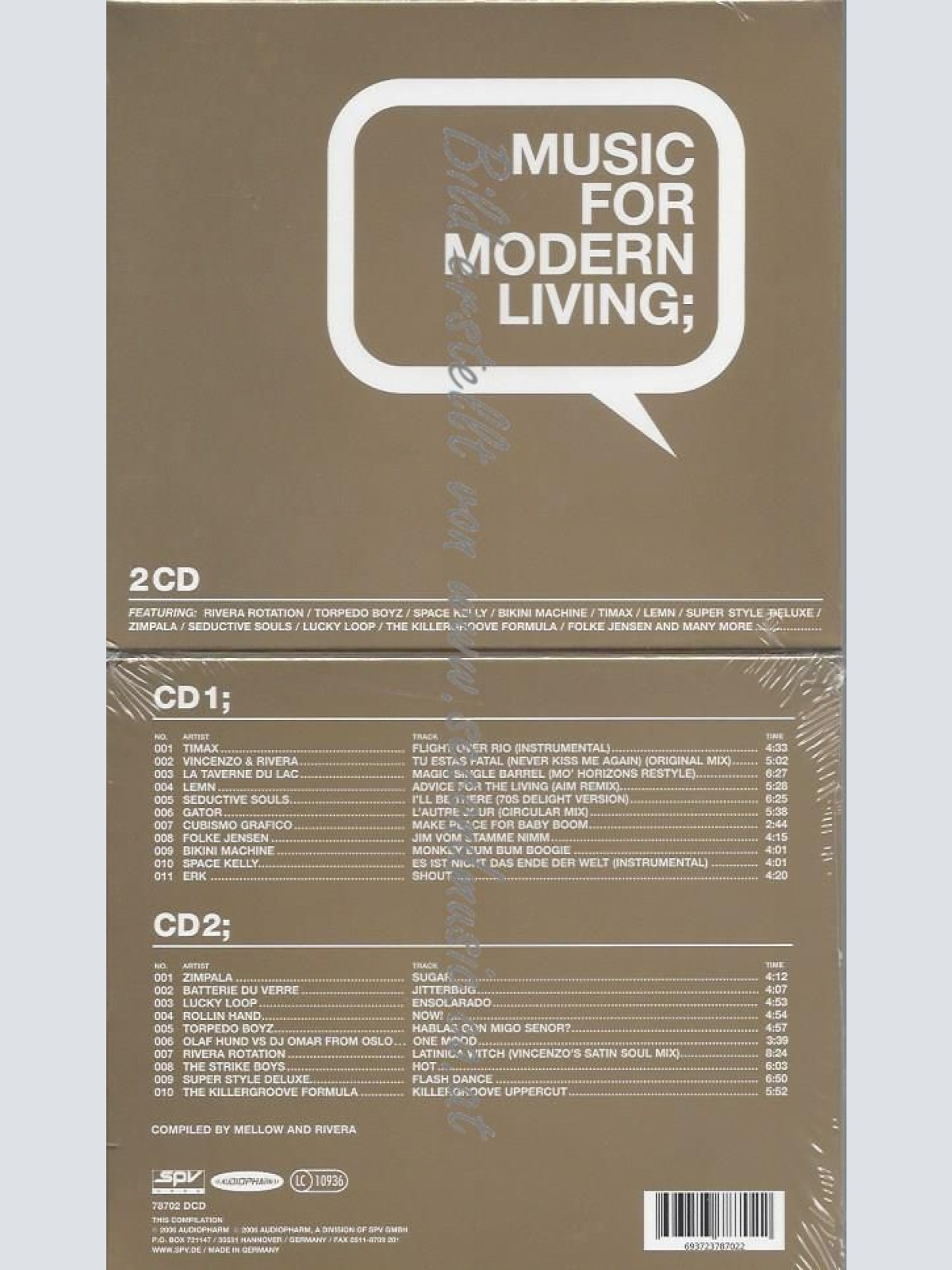 CD-- Various  Music For Modern Living