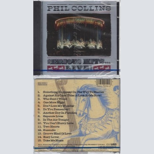 CD--NM-SEALED-PHIL COLLINS -1990- -- SERIOUS HITS...LIVE!