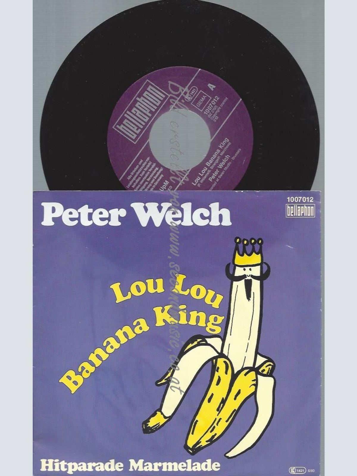 7"   Peter Welch   – Lou Lou Banana King