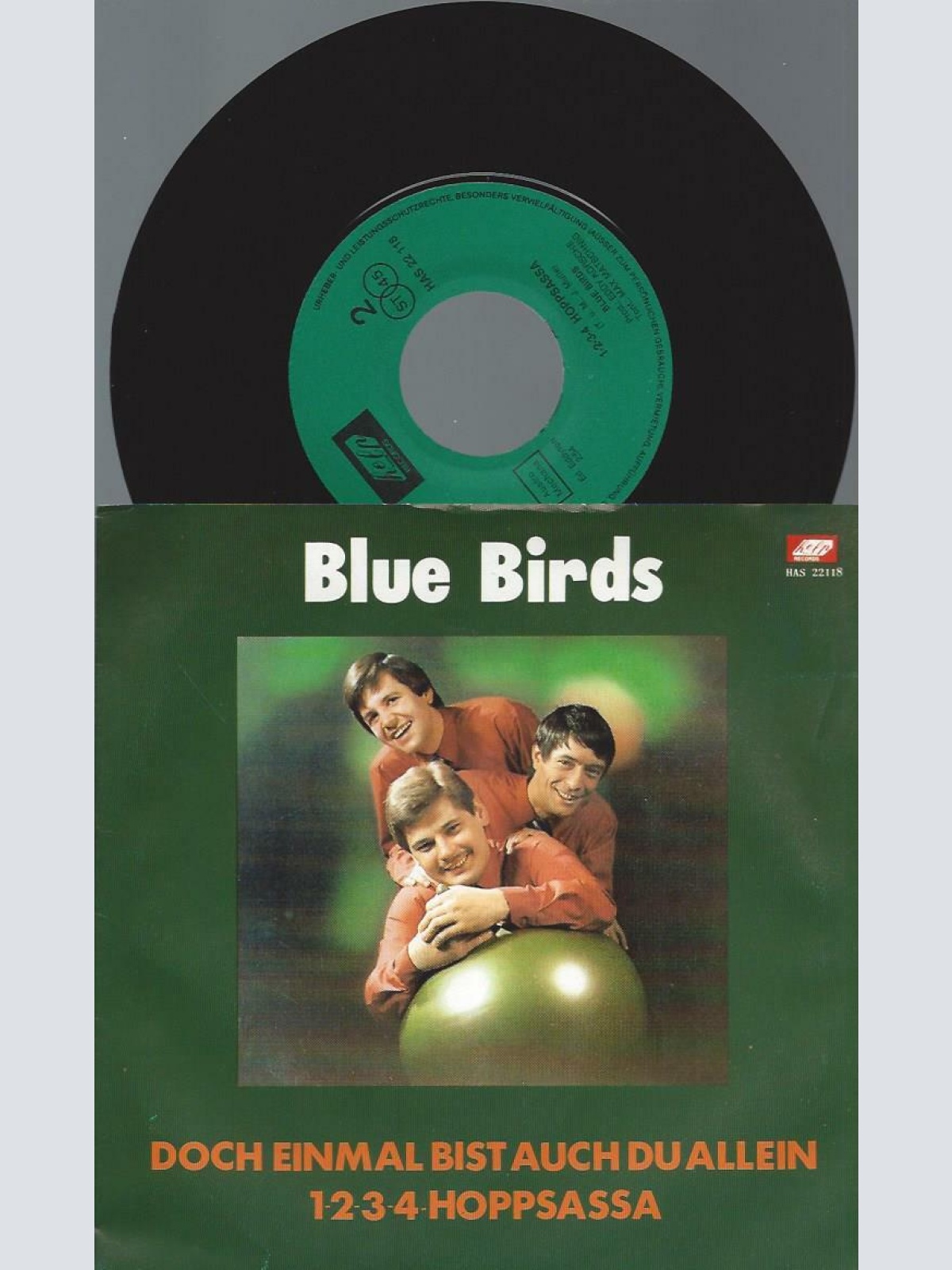 7" Blue Birds --  Doch einmal bist auch du allein