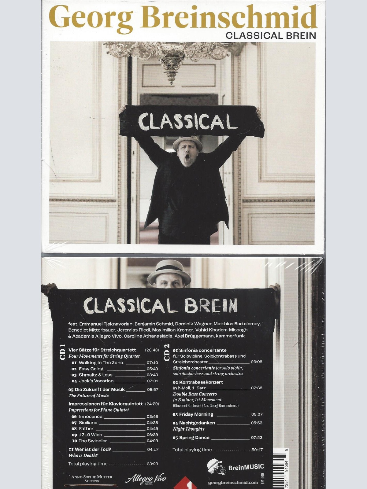 CD-- Classical Brein    Breinschmid/Tjeknavorian/Brüggemann
