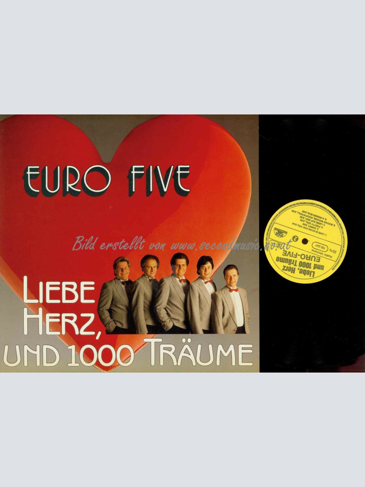 LP--Euro-Five – Liebe, Herz Und 1000 Träume / NM