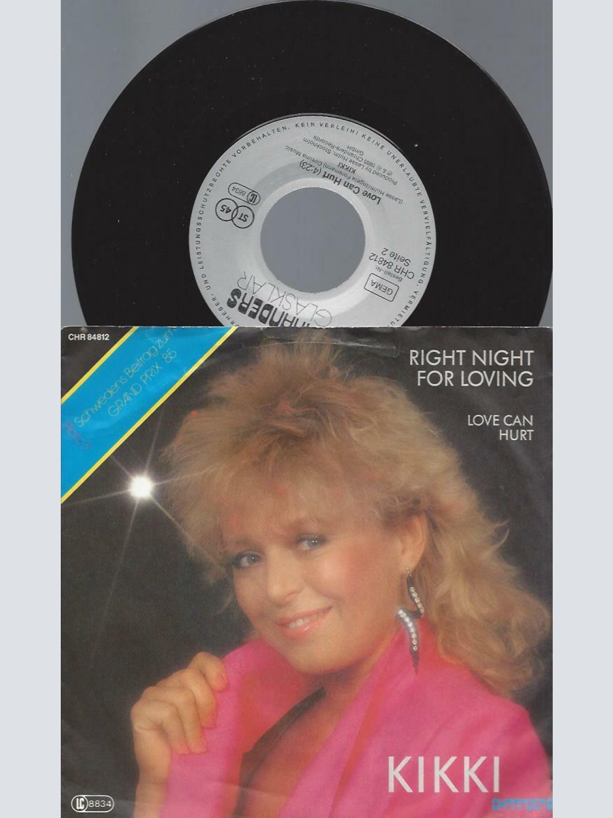 7"  Kikki – Right Night For Lovin'