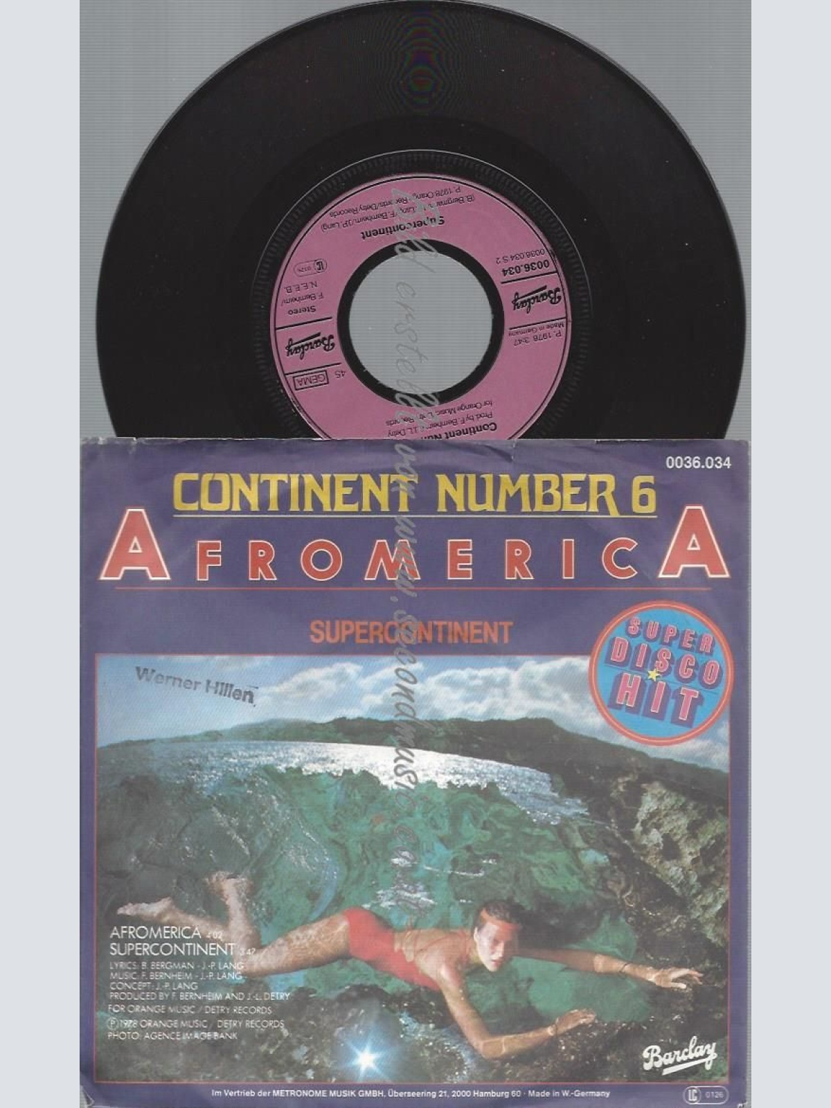 7"   Continent Number 6  Afromerica