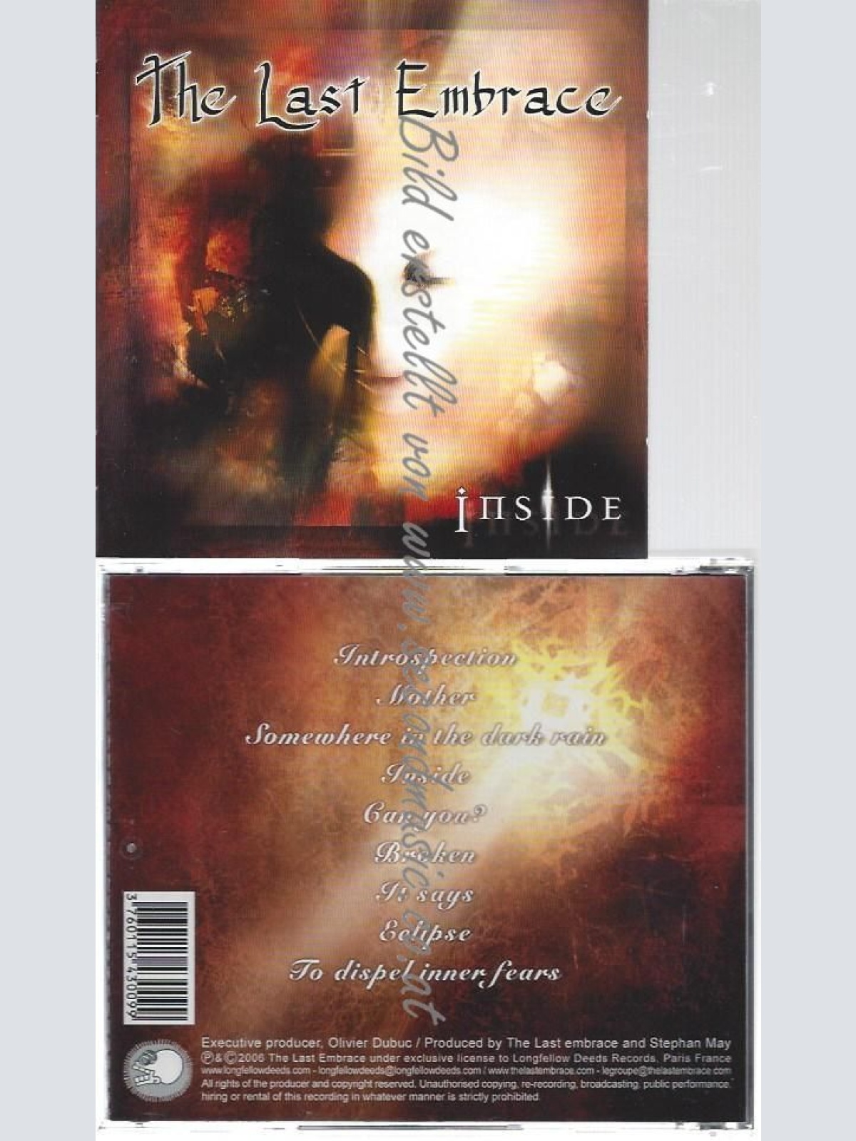 CD--LAST EMBRACE--    LAST EMBRACE - INSIDE |