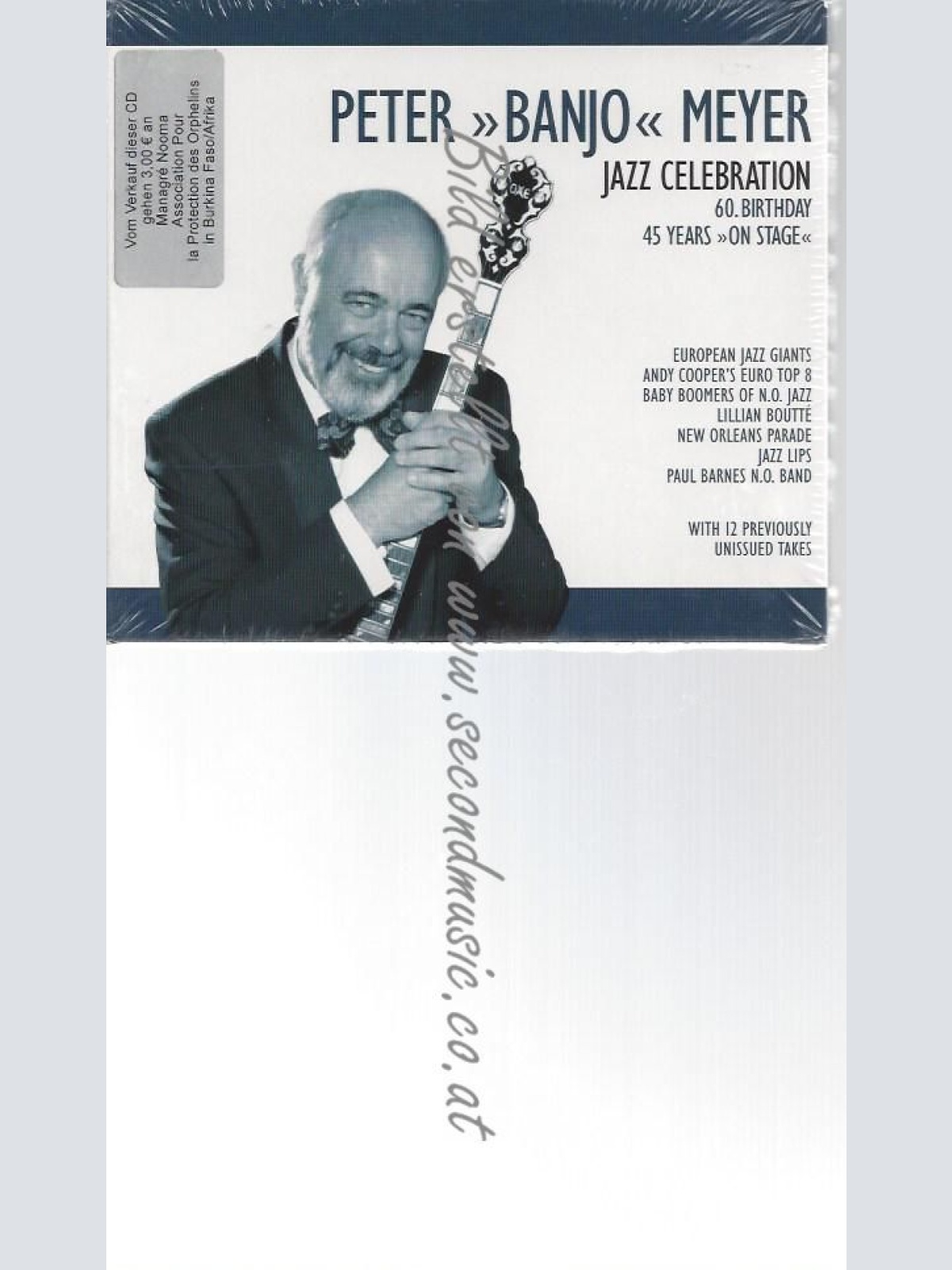 CD--PETER "BANJO" MEYER--    JAZZ CELEBRATION . BIRTHDAY  YEARS ON STAGE