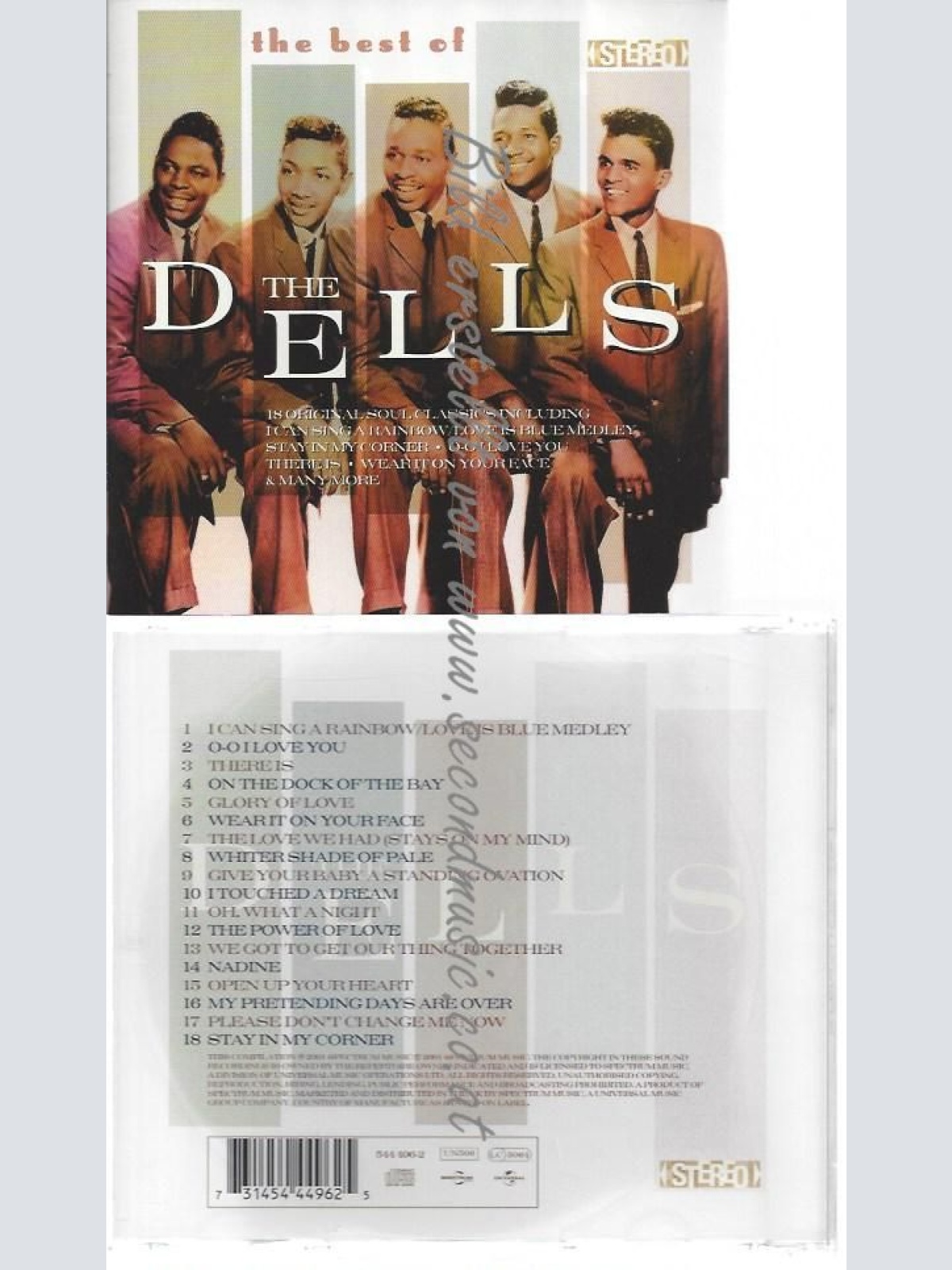 CD--THE DELLS--    BEST OF