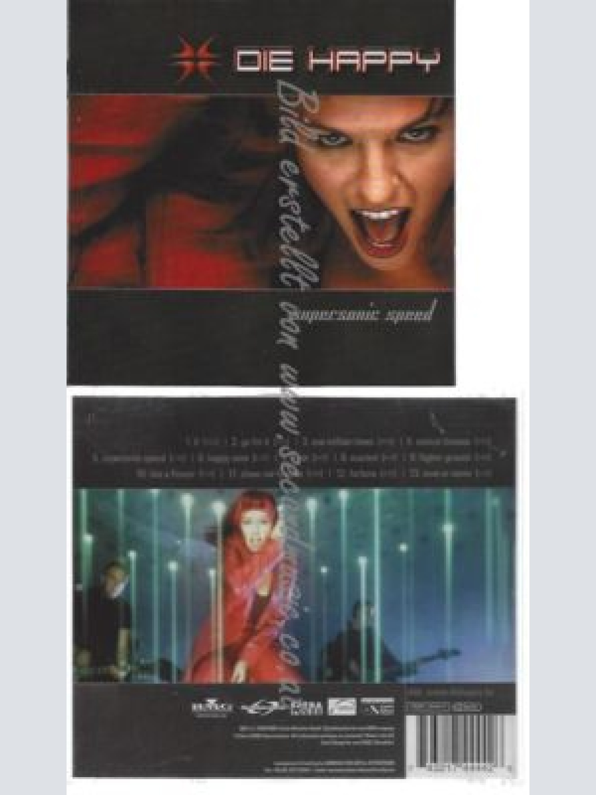 CD--DIE HAPPY--    SUPERSONIC SPEED