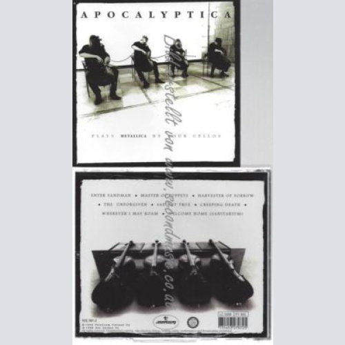 CD--APOCALYPTICA--    PLAYS METALLICA BY FOUR CELLOS -